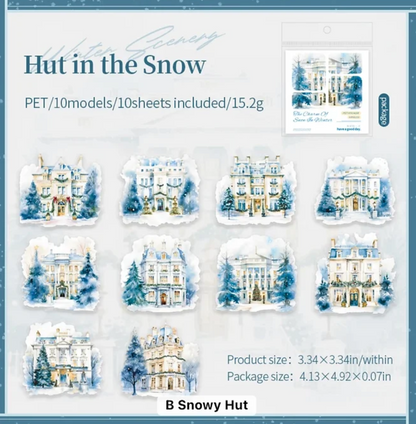 10 Stickers de Invierno & Navidad