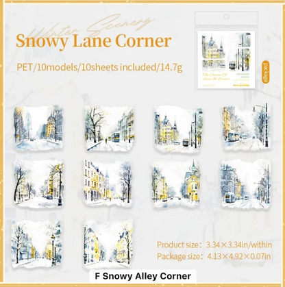 10 Stickers de Invierno & Navidad
