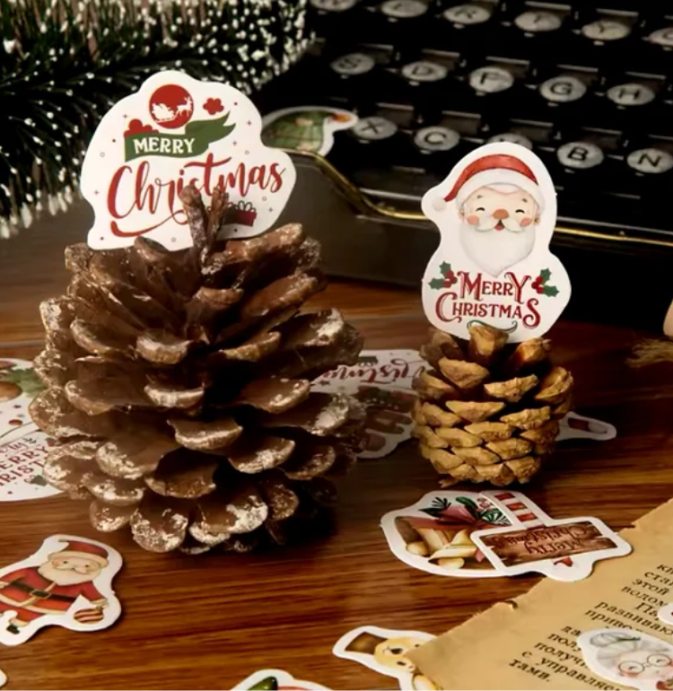 Cajita de Stickers Navideños