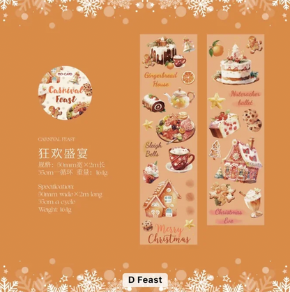 Washi Tape Ancho Navideño