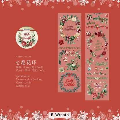 Washi Tape Ancho Navideño
