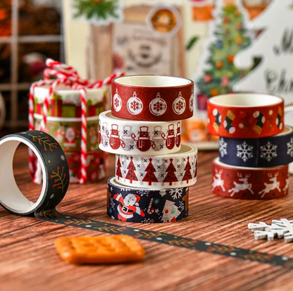 Caja de 6 Washi Tapes Navideños