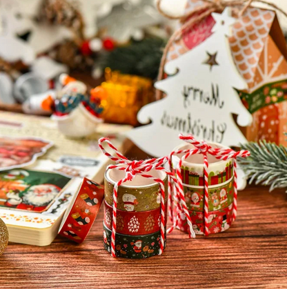 Caja de 6 Washi Tapes Navideños