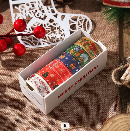 Caja de 6 Washi Tapes Navideños