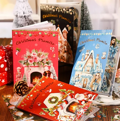 Libro de Stickers & papeles Navideños