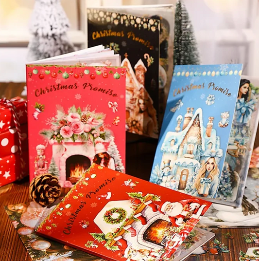 Libro de Stickers & papeles Navideños