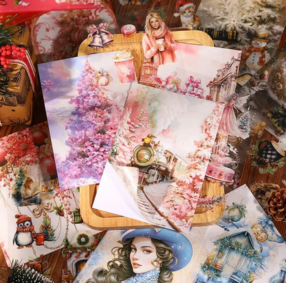 Libro de Stickers & papeles Navideños