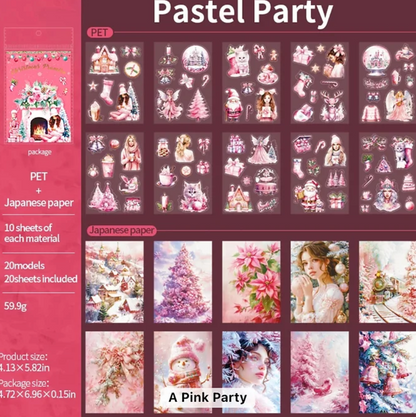 Libro de Stickers & papeles Navideños