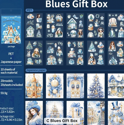Libro de Stickers & papeles Navideños