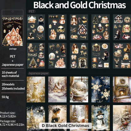 Libro de Stickers & papeles Navideños