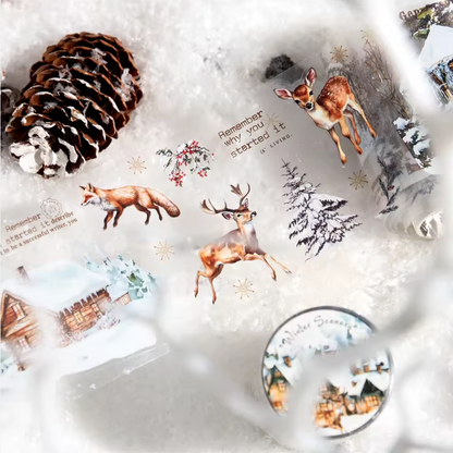 Rollo de Stickers invierno