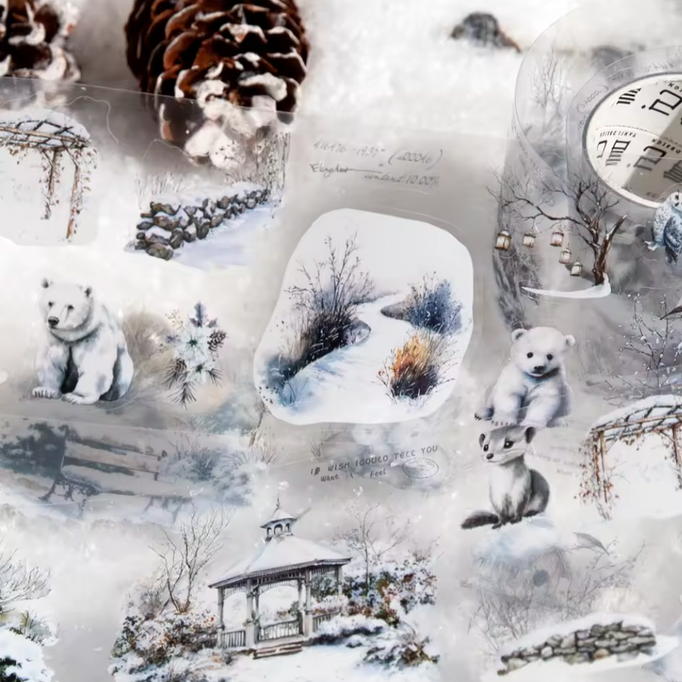 Rollo de Stickers invierno