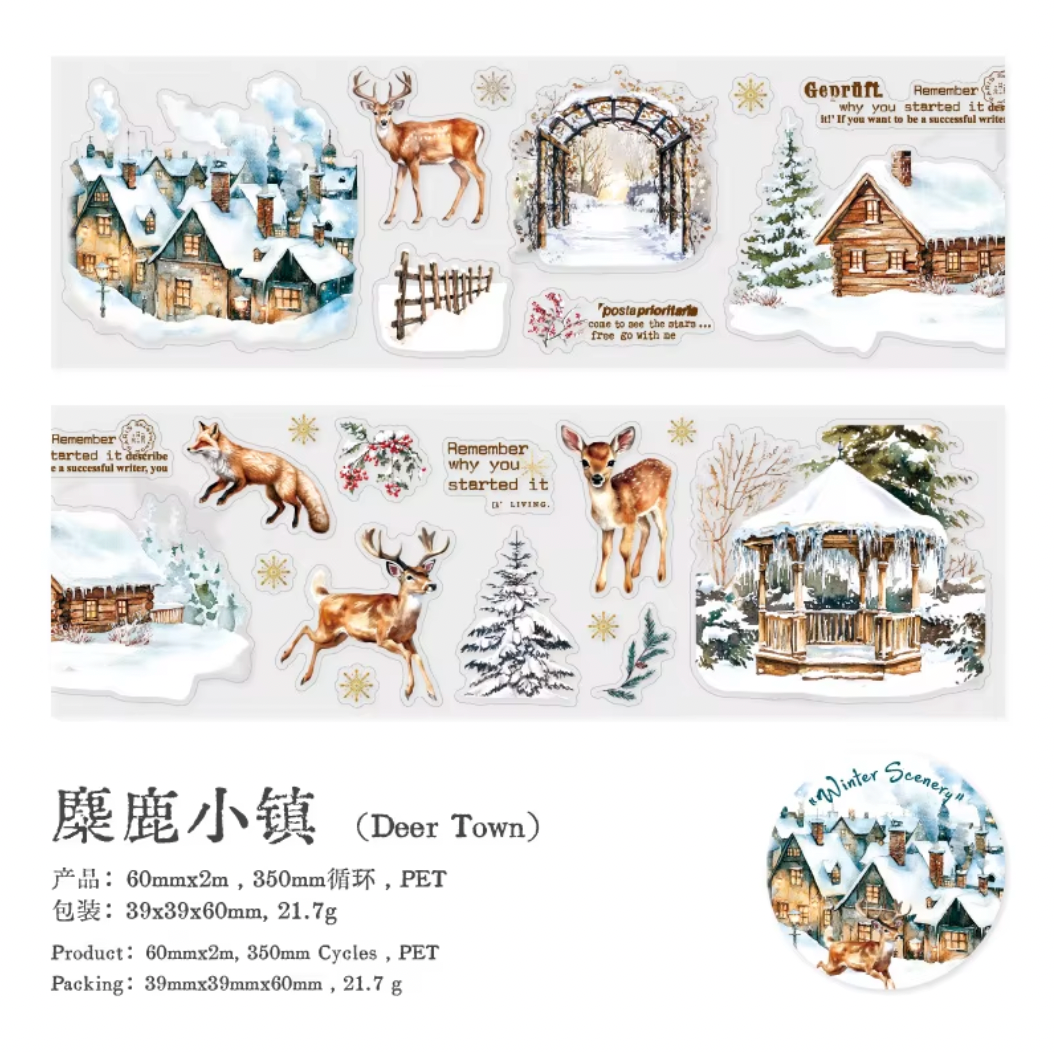 Rollo de Stickers invierno