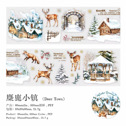 Rollo de Stickers invierno