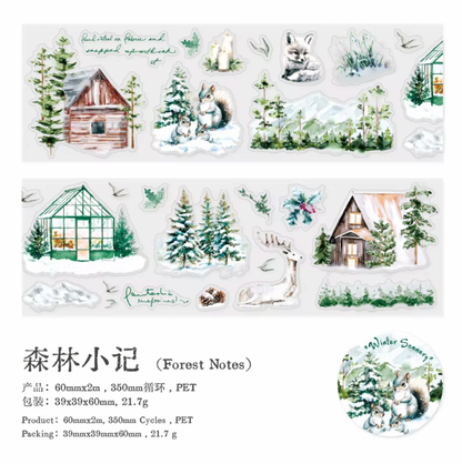 Rollo de Stickers invierno