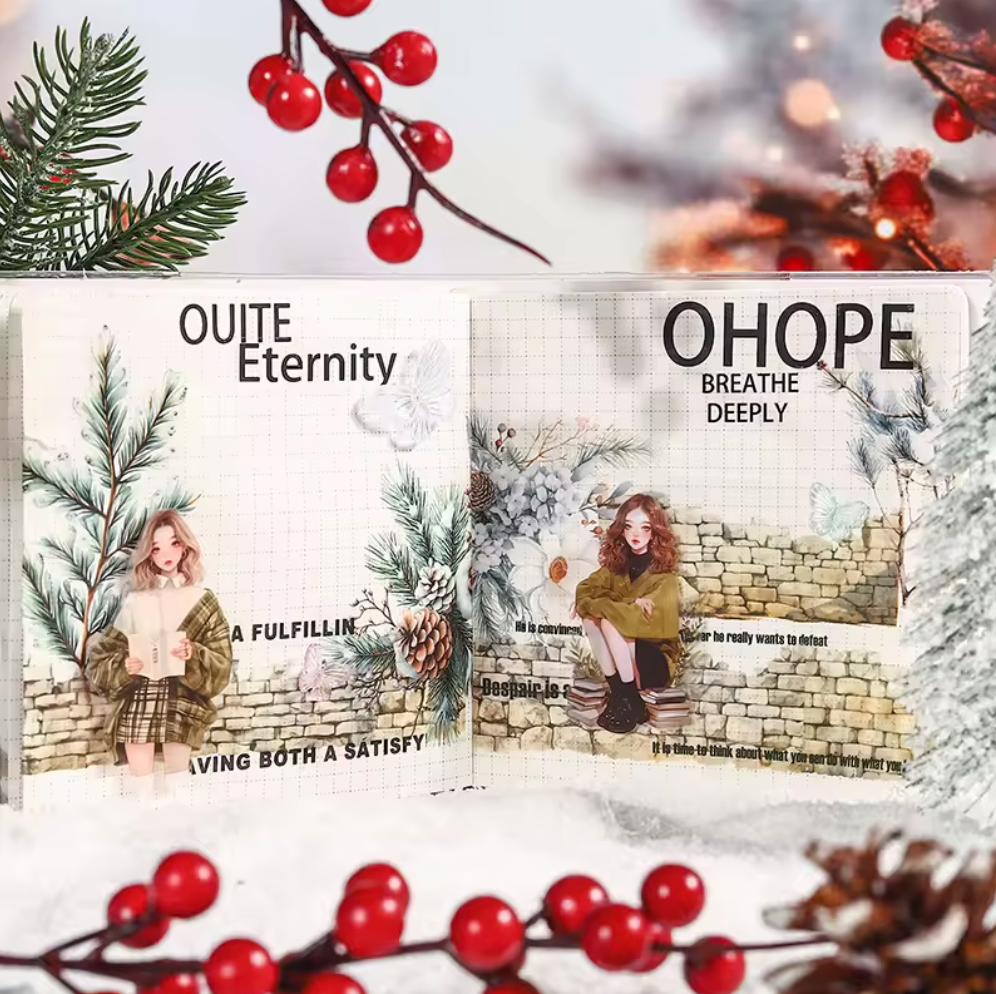 20 Stickers Ramas navideñas