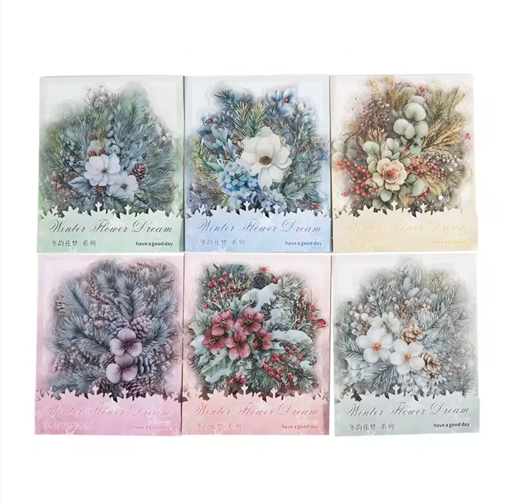 20 Stickers Ramas navideñas