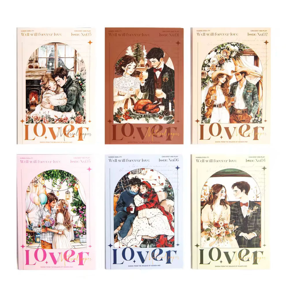 30 Stickers Grandes Parejas Lovers