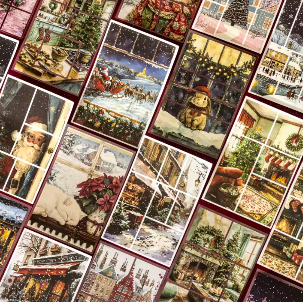 Libro de 30 paginas de stickers Navideños