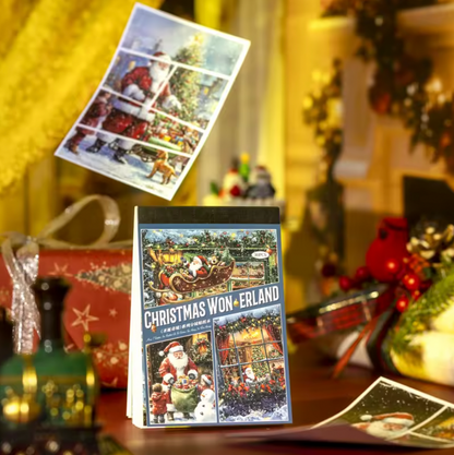 Libro de 30 paginas de stickers Navideños