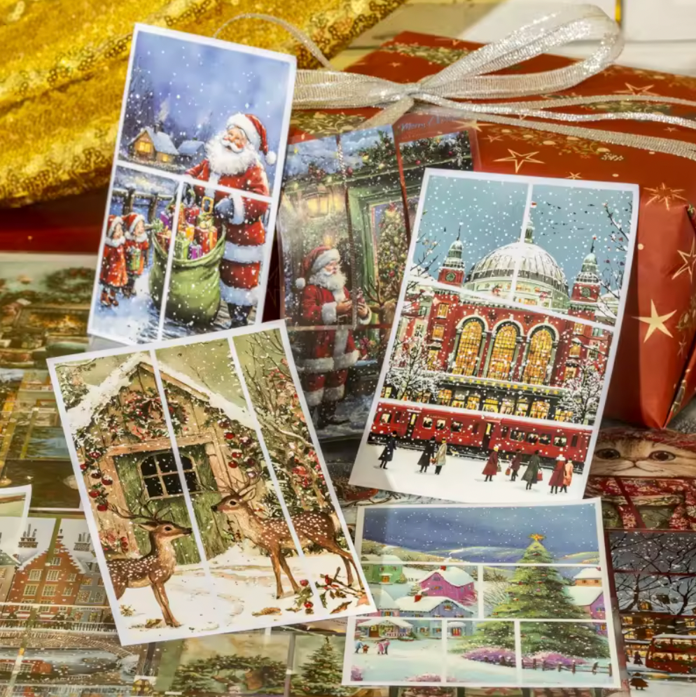 Libro de 30 paginas de stickers Navideños