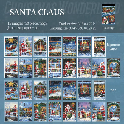 Libro de 30 paginas de stickers Navideños