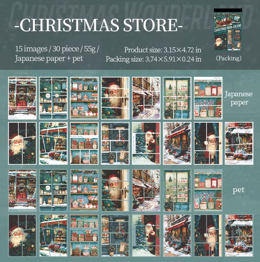 Libro de 30 paginas de stickers Navideños