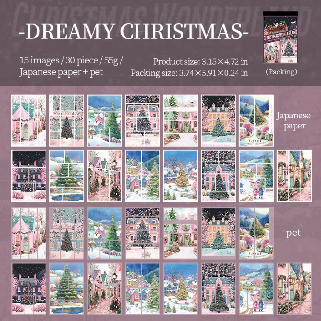 Libro de 30 paginas de stickers Navideños