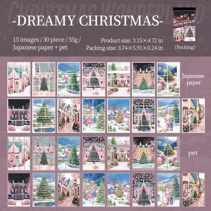 Libro de 30 paginas de stickers Navideños