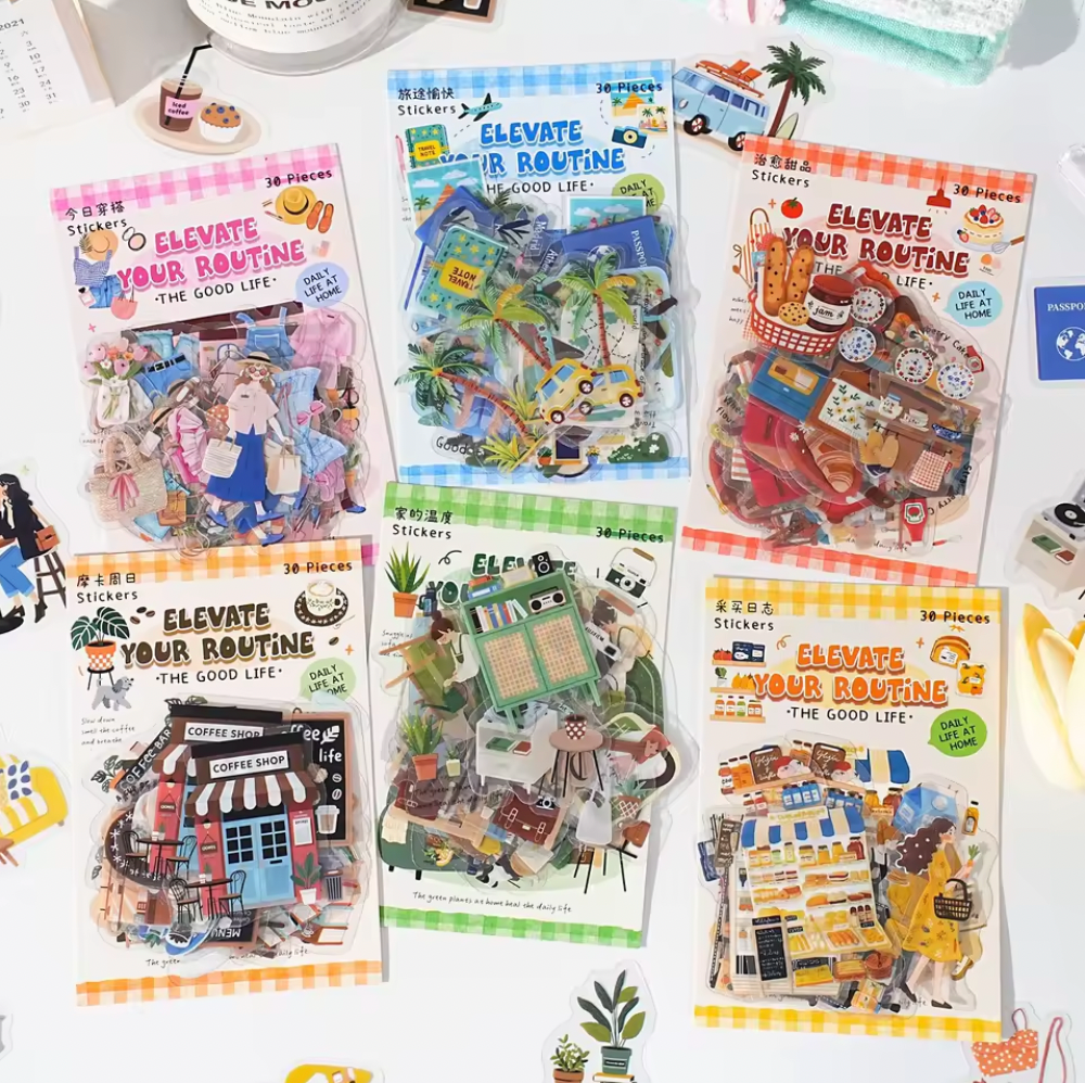30 Stickers Elevate your routine