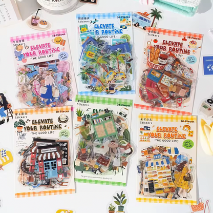 30 Stickers Elevate your routine