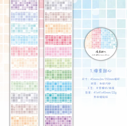 Rollo de Stickers rectangulos