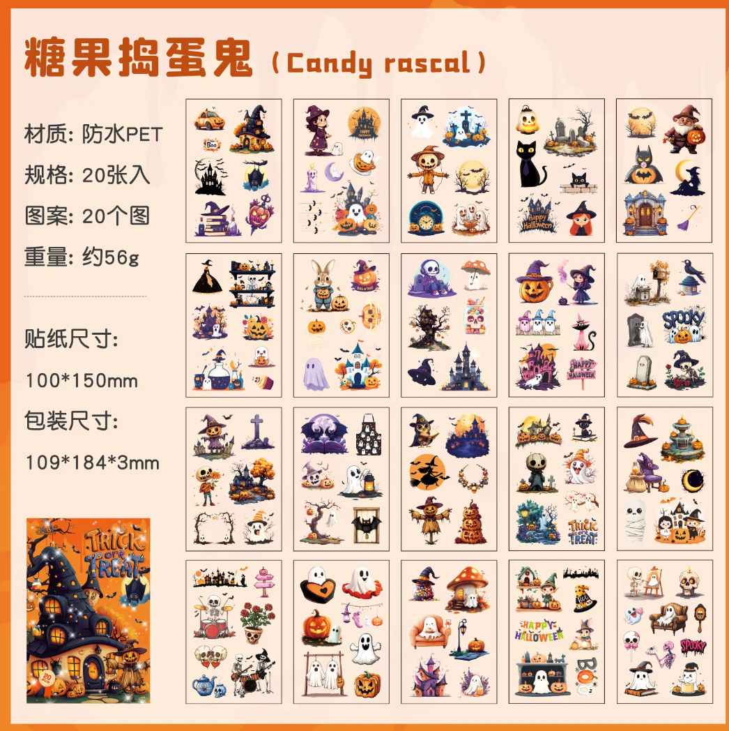 Libro de Stickers Halloween