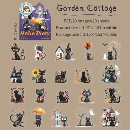 20 Stickers Halloween
