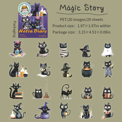 20 Stickers Halloween