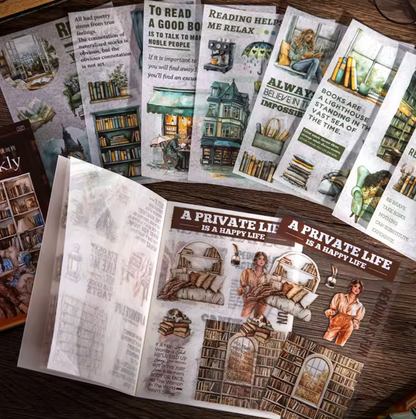 Libro de Stickers Biblioteca