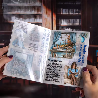 Libro de Stickers Biblioteca