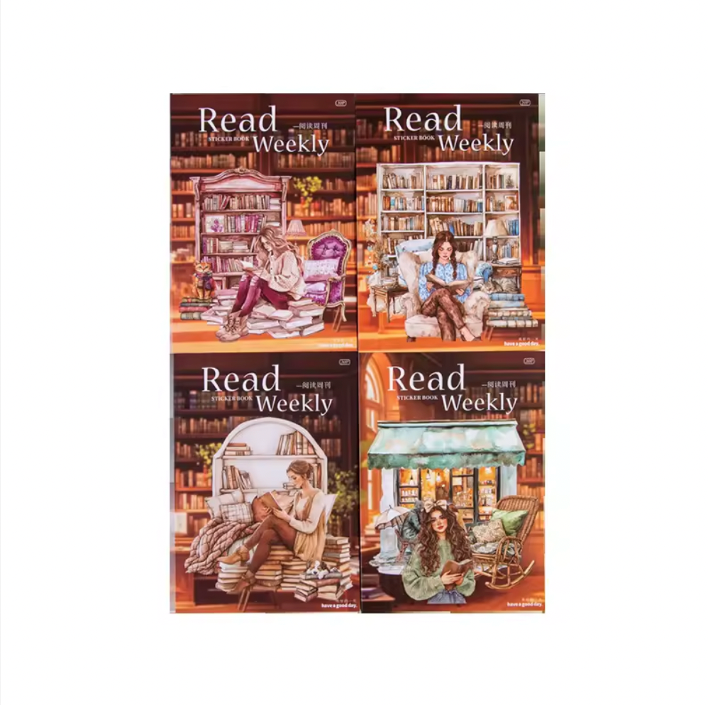 Libro de Stickers Biblioteca