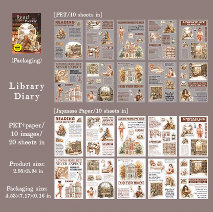 Libro de Stickers Biblioteca