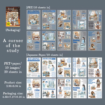 Libro de Stickers Biblioteca