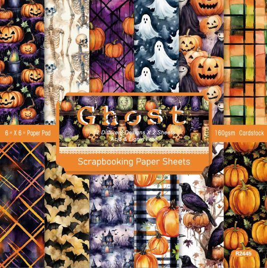 12 Cartulinas de Halloween