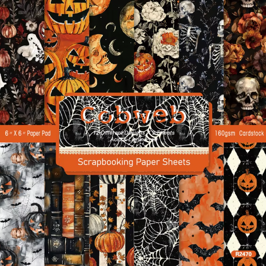 12 Cartulinas de Halloween