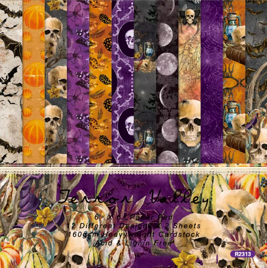 12 Cartulinas de Halloween