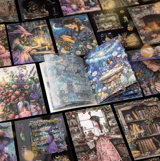 Libro de stickers & papeles Magic Potion Cabinet