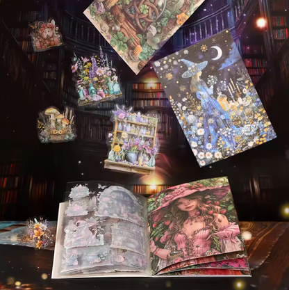 Libro de stickers & papeles Magic Potion Cabinet