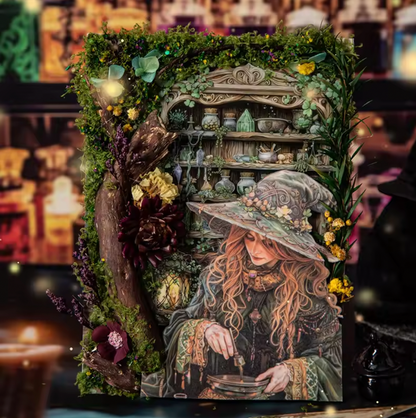Libro de stickers & papeles Magic Potion Cabinet