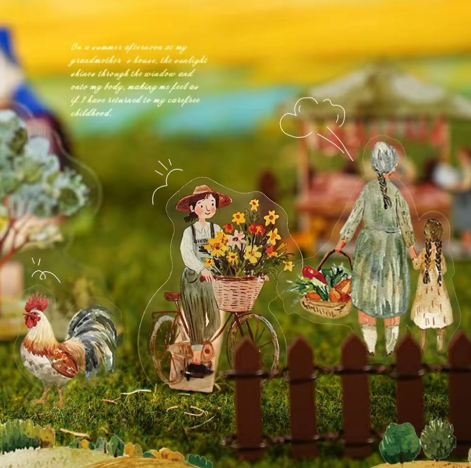 6 Paquetes de Stickers Grandma's summer