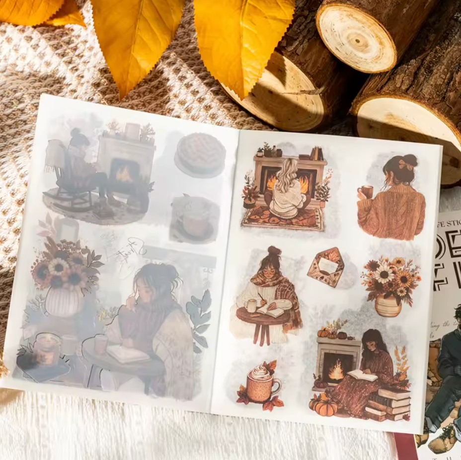 Libro de stickers 20 paginas Poetry of life