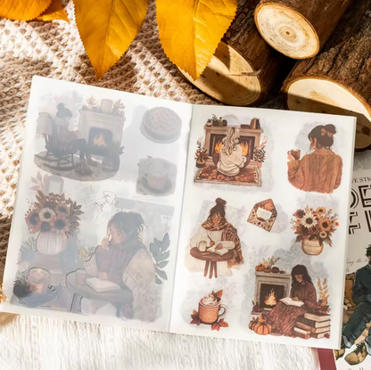 Libro de stickers 20 paginas Poetry of life