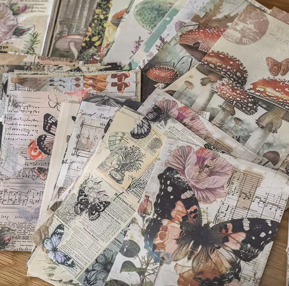 40 Papeles Retro Vintage